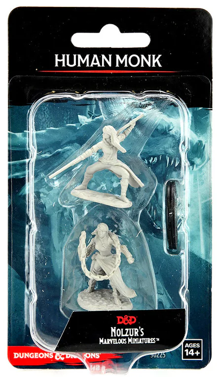 Dungeons & Dragons: Nolzurs Marvelous Miniatures: Human Monk (female) 90225
